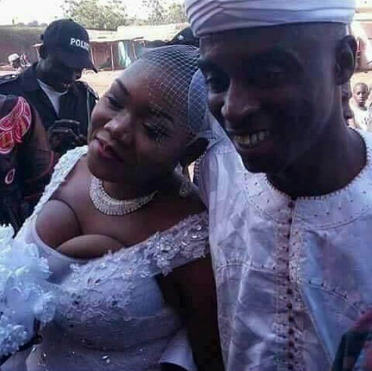 Photos: See The Very Revealing Wedding Gown This Bride Wore To Church (Must See)