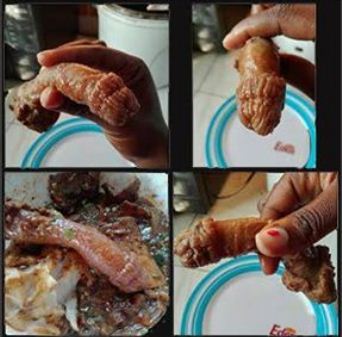 Photo: Woman Cries Out After Seeing Something That Looks Exactly Like A Penis Inside Her Food At A Local Restaurant (Must See)